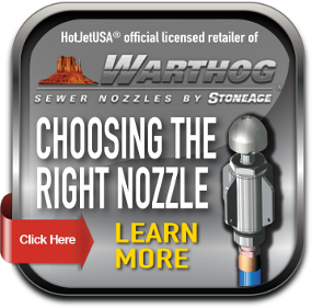 Successful sewer jetting starts with the right nozzle selection