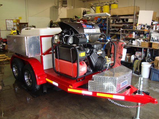Trailer Mounted Jetter - Hot Water