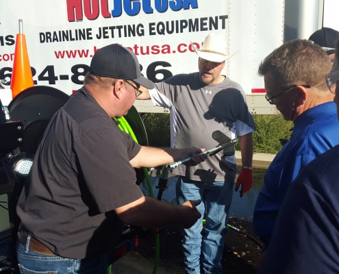 Hands On Training is a LARGE component of Jetter Training