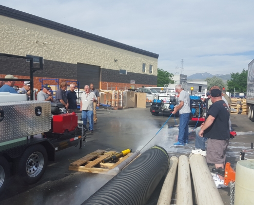 Hands On Training is a LARGE component of Jetter Training