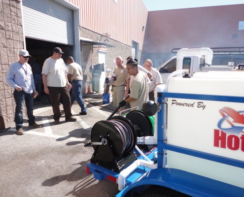 Hands On Training is a LARGE component of Jetter Training