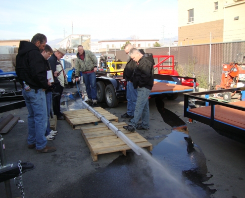 Hands On Training is a LARGE component of Jetter Training