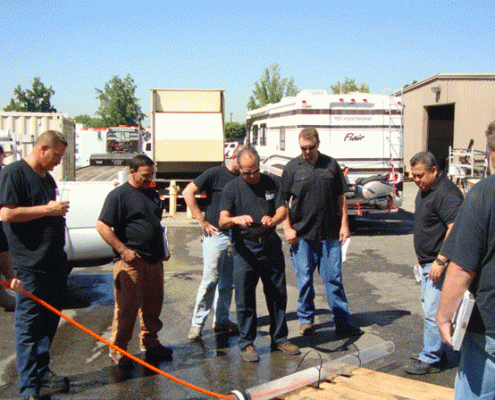 Jetter Equipment Training Workshop Graduates