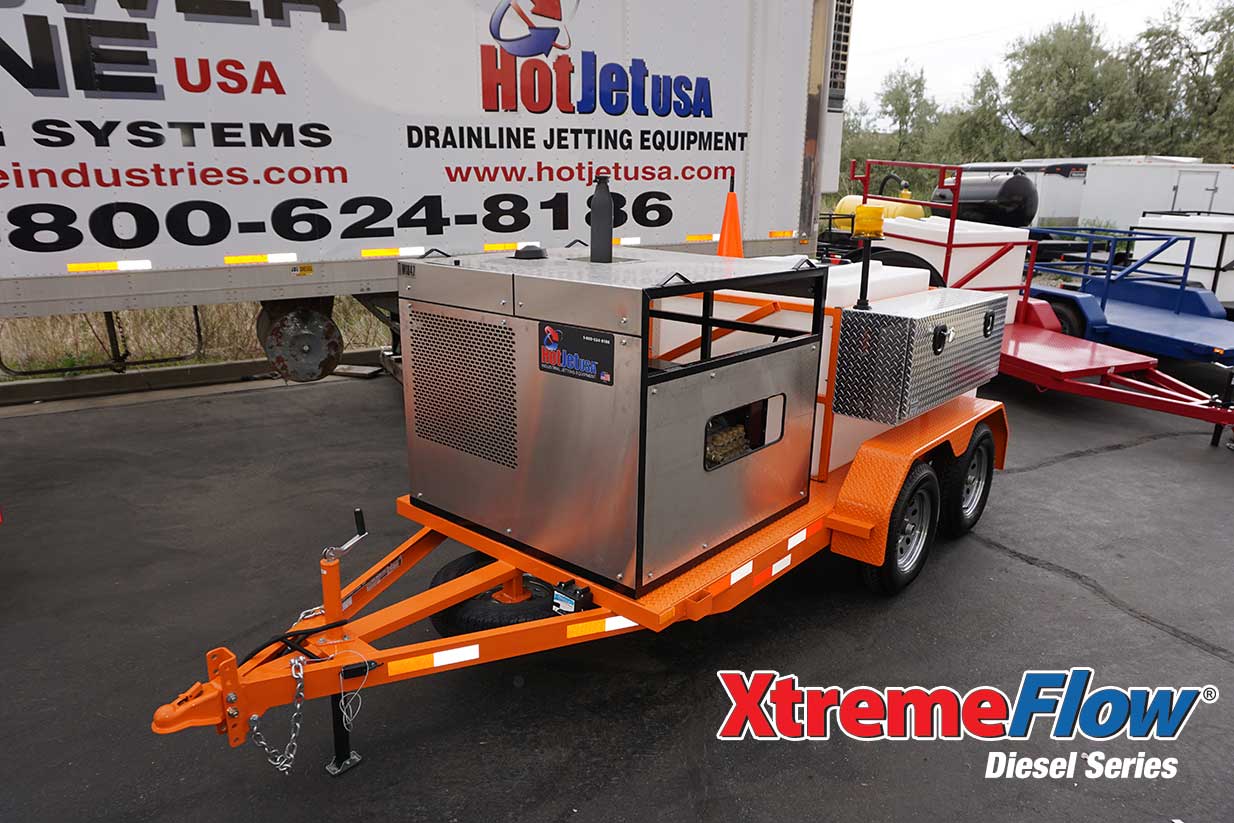 Xtreme Flow Diesel Cold Water Jetter Orange