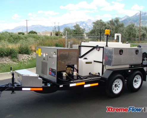 XtremeFlow II Cold Water Trailer Mounted Sewer & Drain Line Jetter