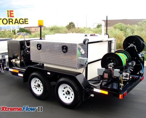 XtremeFlow II Cold Water Trailer Mounted Sewer & Drain Line Jetter