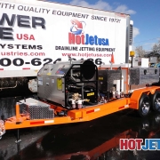 Dual Engine Hot & Cold Water Trailer Jetter