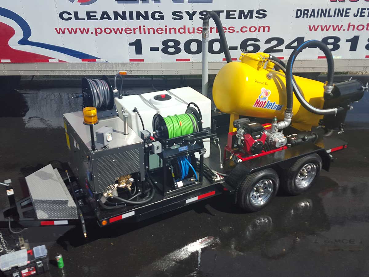 Vac 'n Jet Drain Line Jetter and Vacuum custom built for Vandenberg Air Force Base