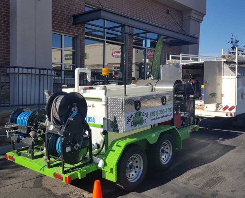 shamrock plumbing hotjet 2 trailer jetter