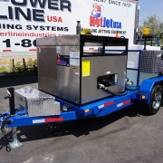 Cold Water Diesel Trailer Jetter Blue