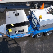 Cold Water Diesel Trailer Jetter Blue