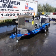 Cold Water Diesel Trailer Jetter Blue