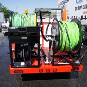 Cold Water Diesel Trailer Jetter Hose Reels