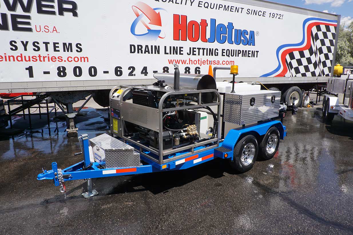 HotJet “D” Series Diesel Trailer Jetter