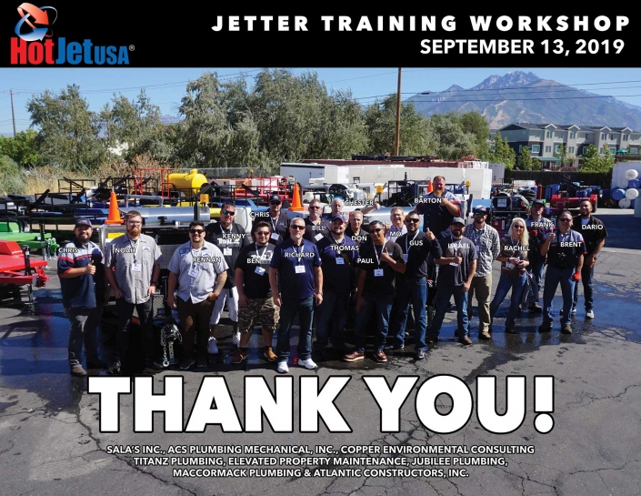 Jetter Training Workshop, september 13. 2019