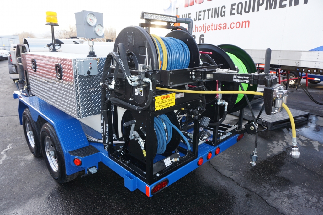 Hot Jet 3 with hydraulic hose reel