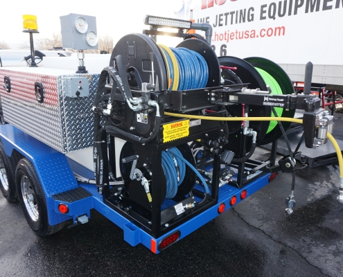 Hot Jet 3 with hydraulic hose reel