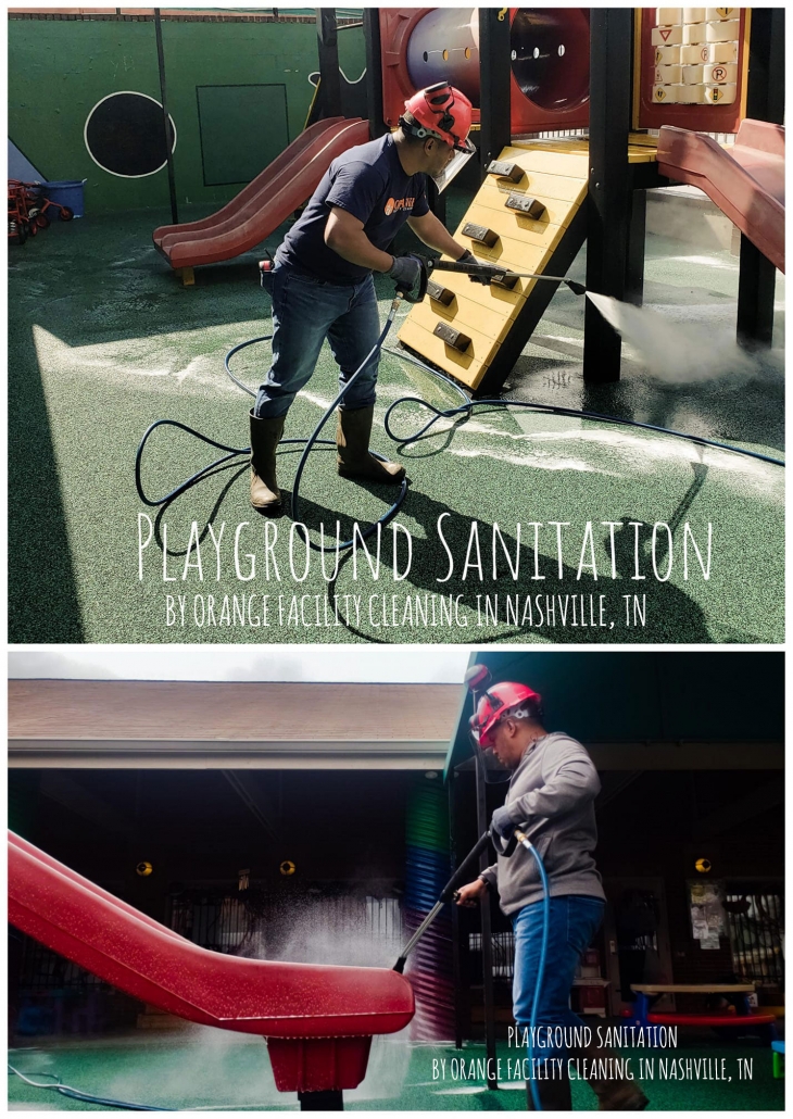 Playground Cleaning by Orange Facility Cleaning of Nashville, TN