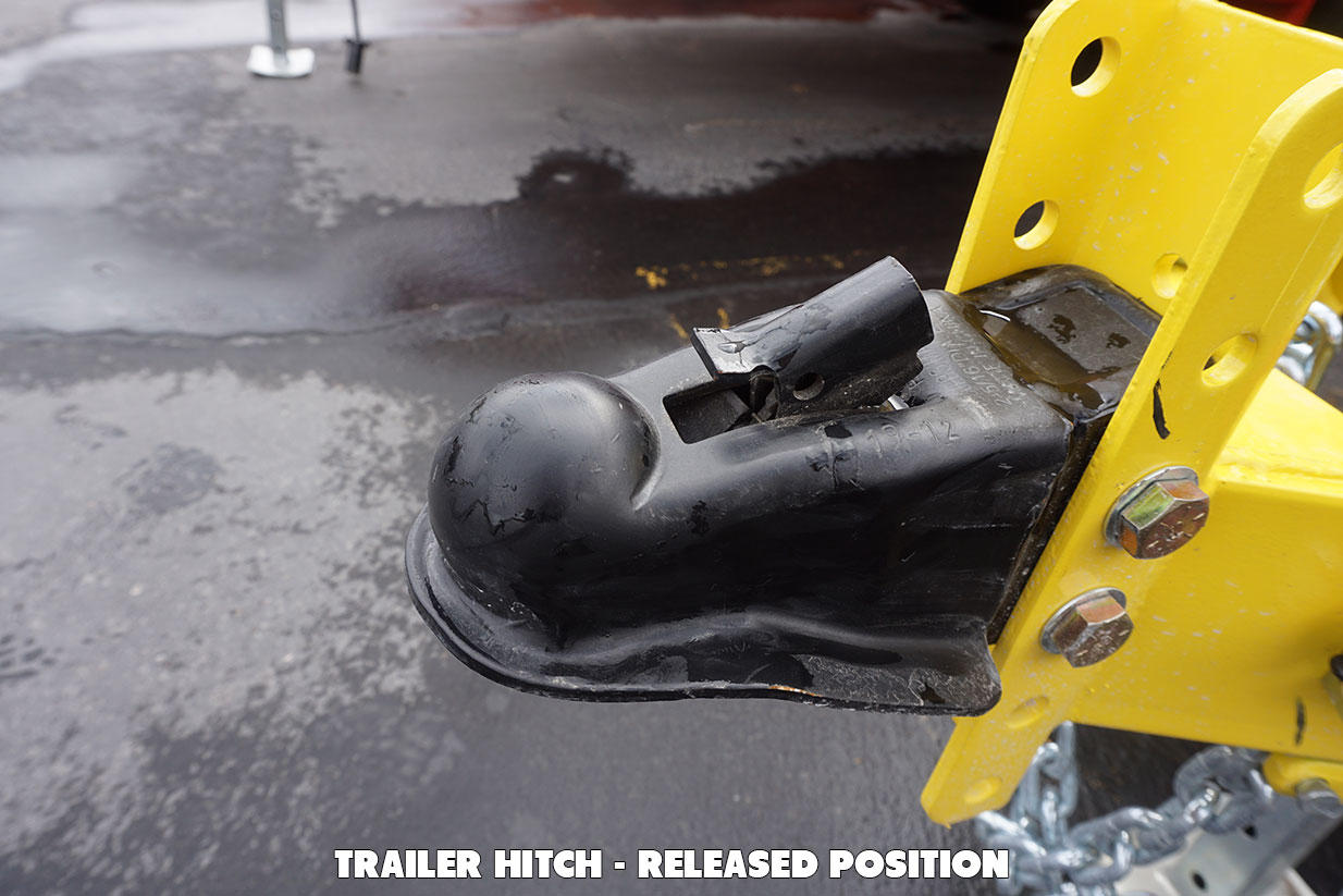 Trailer Hitch Released Position