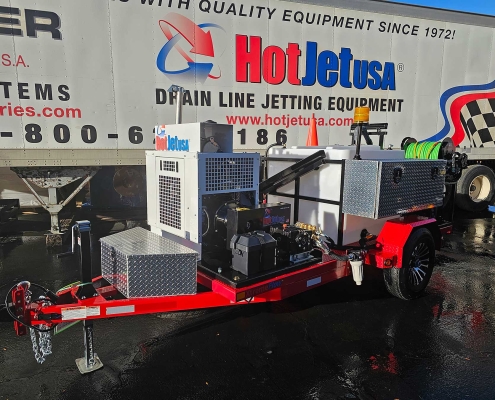 Cold Water Single Axle 20GPM @ 4,000 PSI Jetter