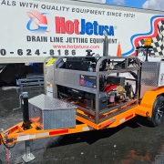 XtremeFlow Cold Water Kubota Diesel Trailer Jetter - Orange